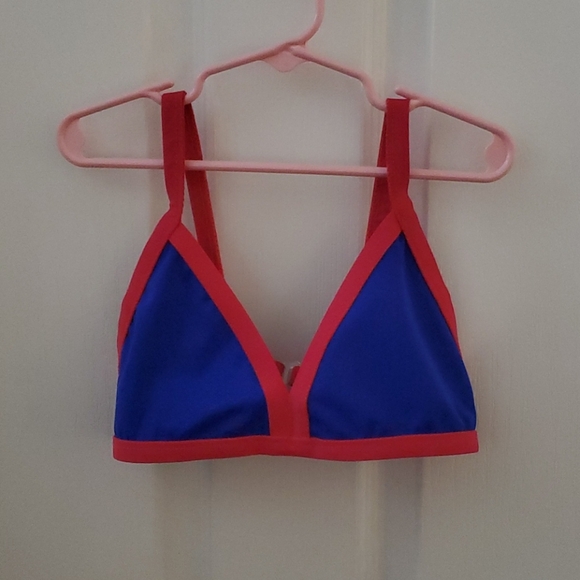 SoKali Dance Top - Blue & Pink Child Large - Picture 1 of 3